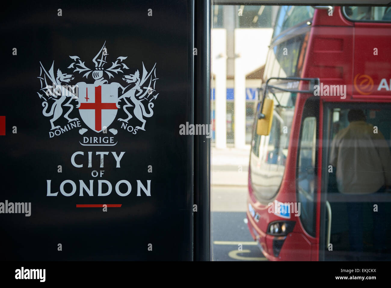 Bus stop poster london hi-res stock photography and images - Alamy