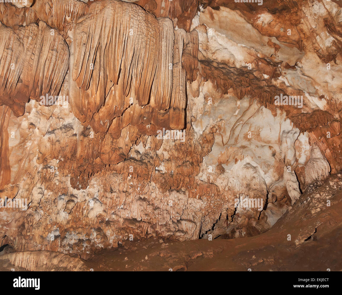 Chiang Dao Cave, Chiang Rai, Northern Thailand. Limestone formations Stock Photo