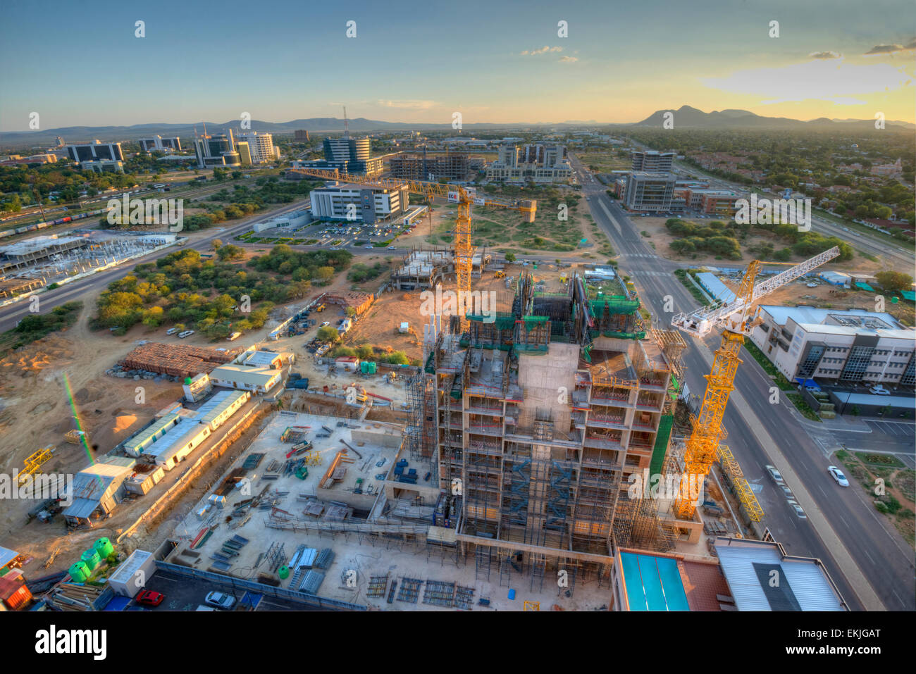 Gaborone aerial hires stock photography and images Alamy