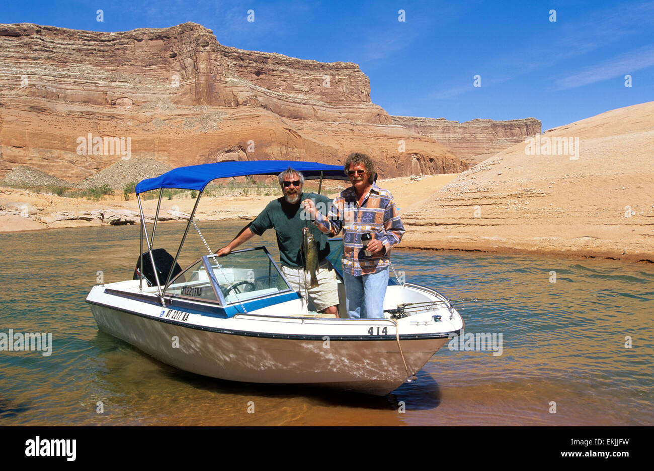 Fishing, Lake Powell, Utah/Arizona, USA Stock Photo Alamy