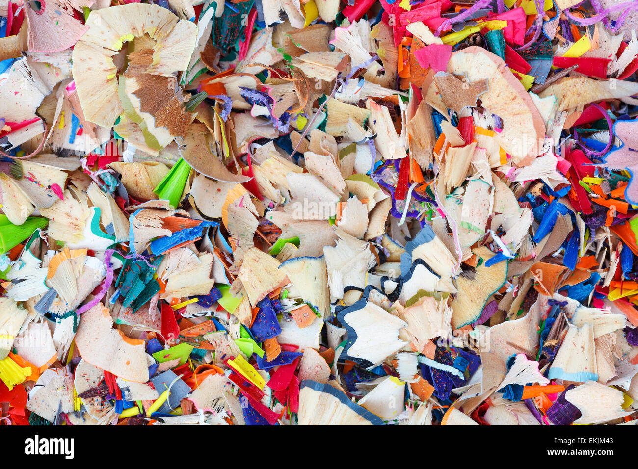 Scraps of colored pencils, abstract background Stock Photo - Alamy