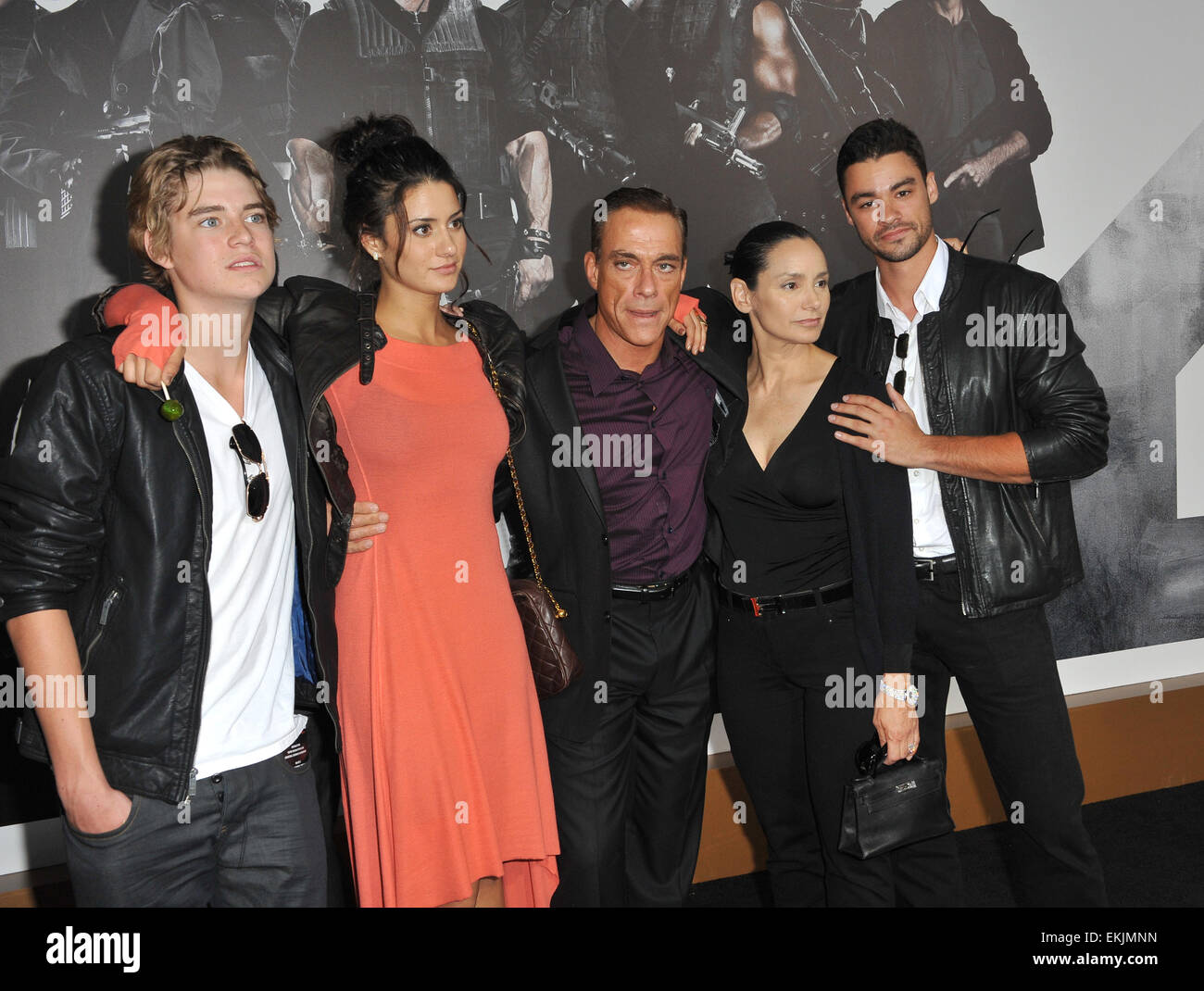 Jean claude van damme and family hi-res stock photography and images - Alamy