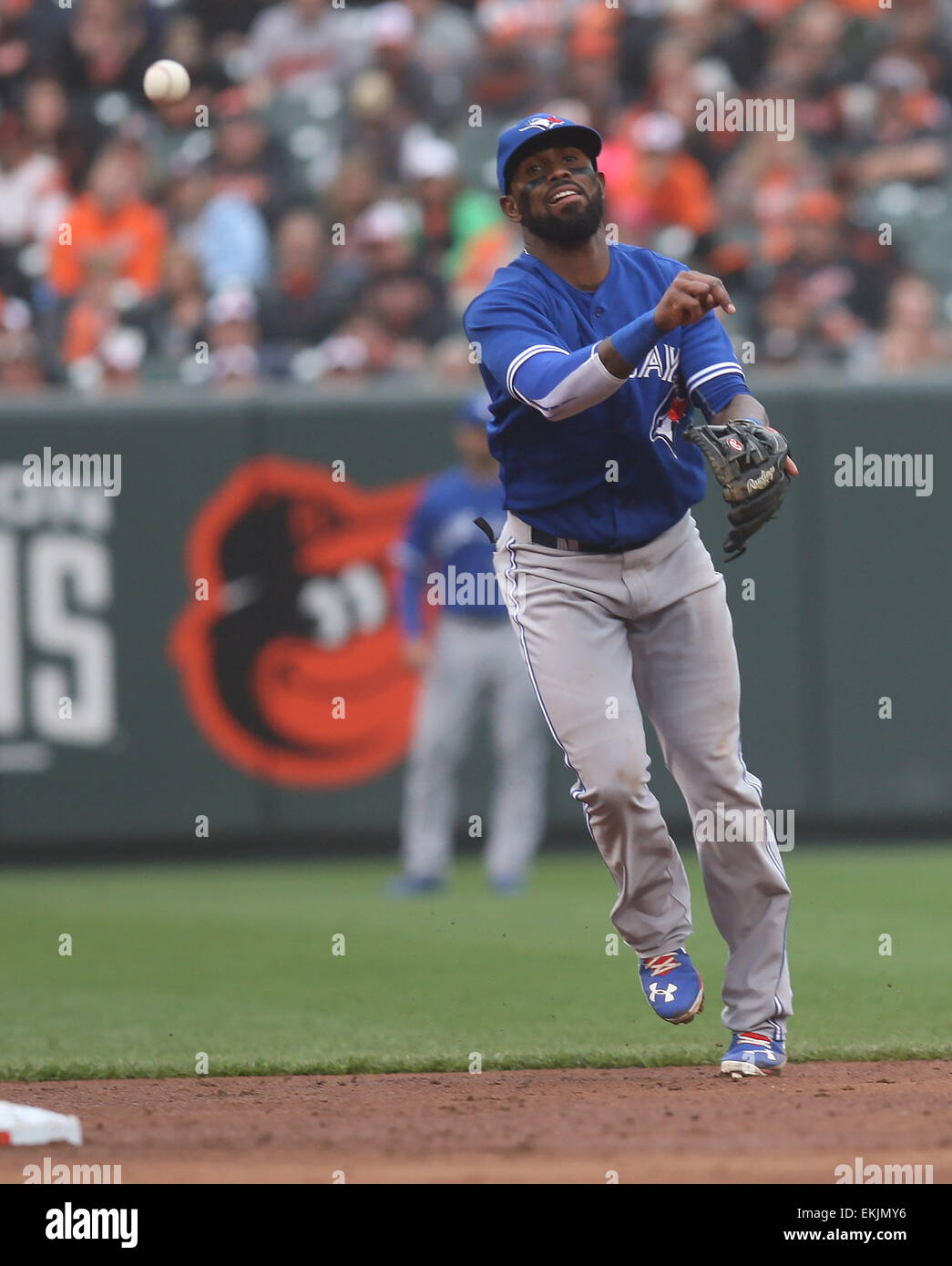 Baltimore, Maryland, USA. 10th Apr, 2015. Toronto Blue Jays SS Jose ...