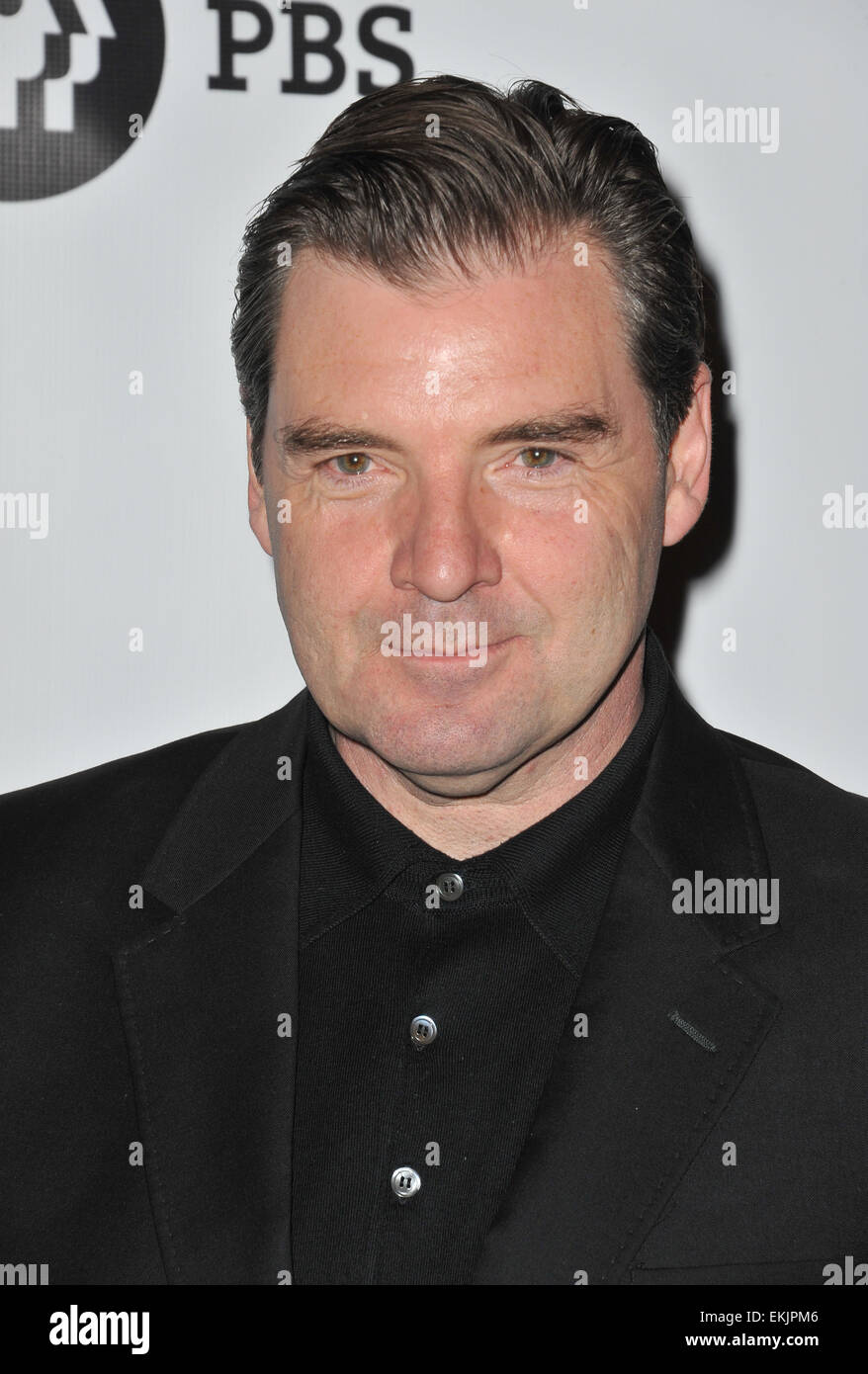 LOS ANGELES, CA - JULY 22, 2012: Brendan Coyle at photocall for the third series of Downton Abbey at the Beverly Hilton Hotel. Stock Photo