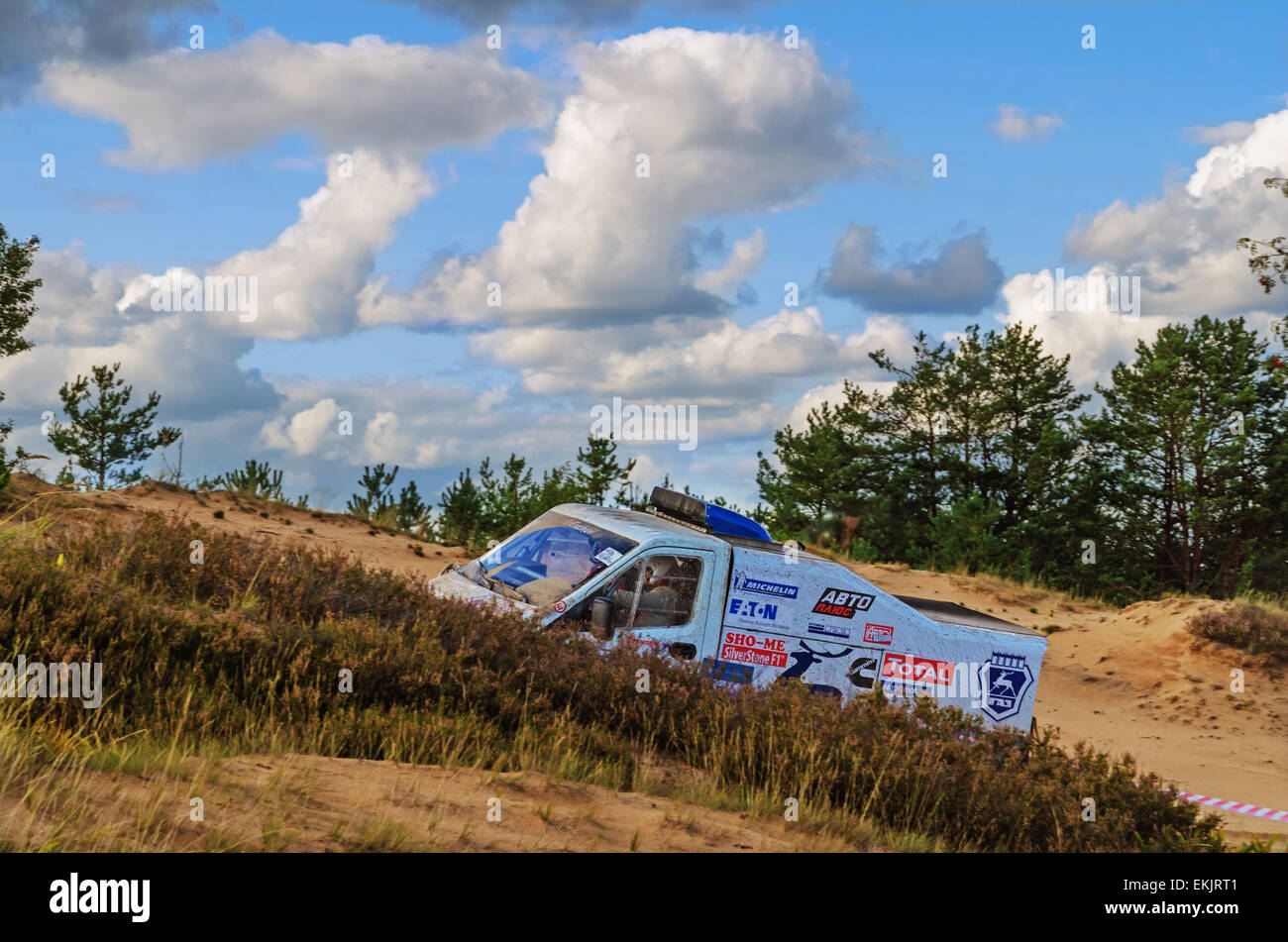 Baha Races Races on a rally-raid on sandy dunes. Rally-raid Baha
