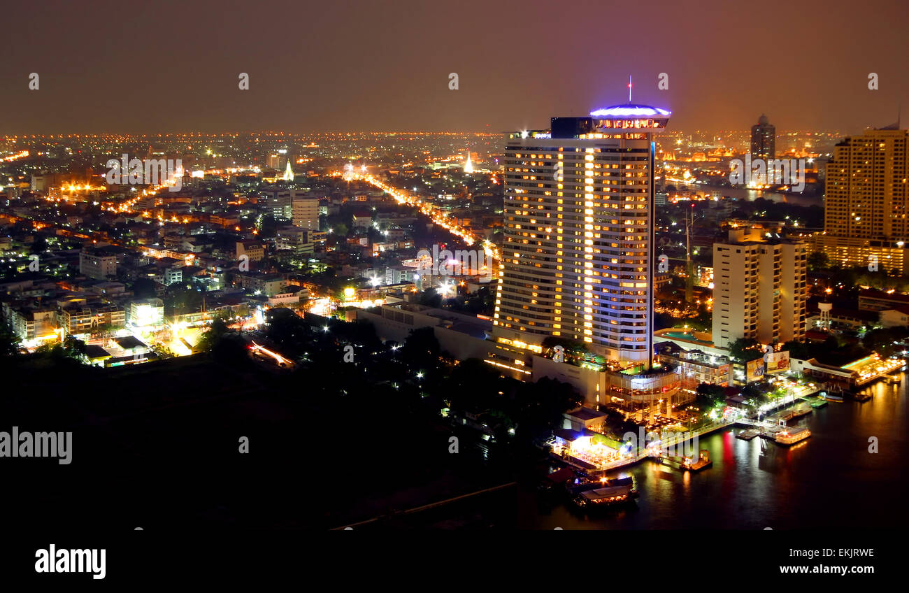 The city view of Bangkok, Thailand Stock Photo