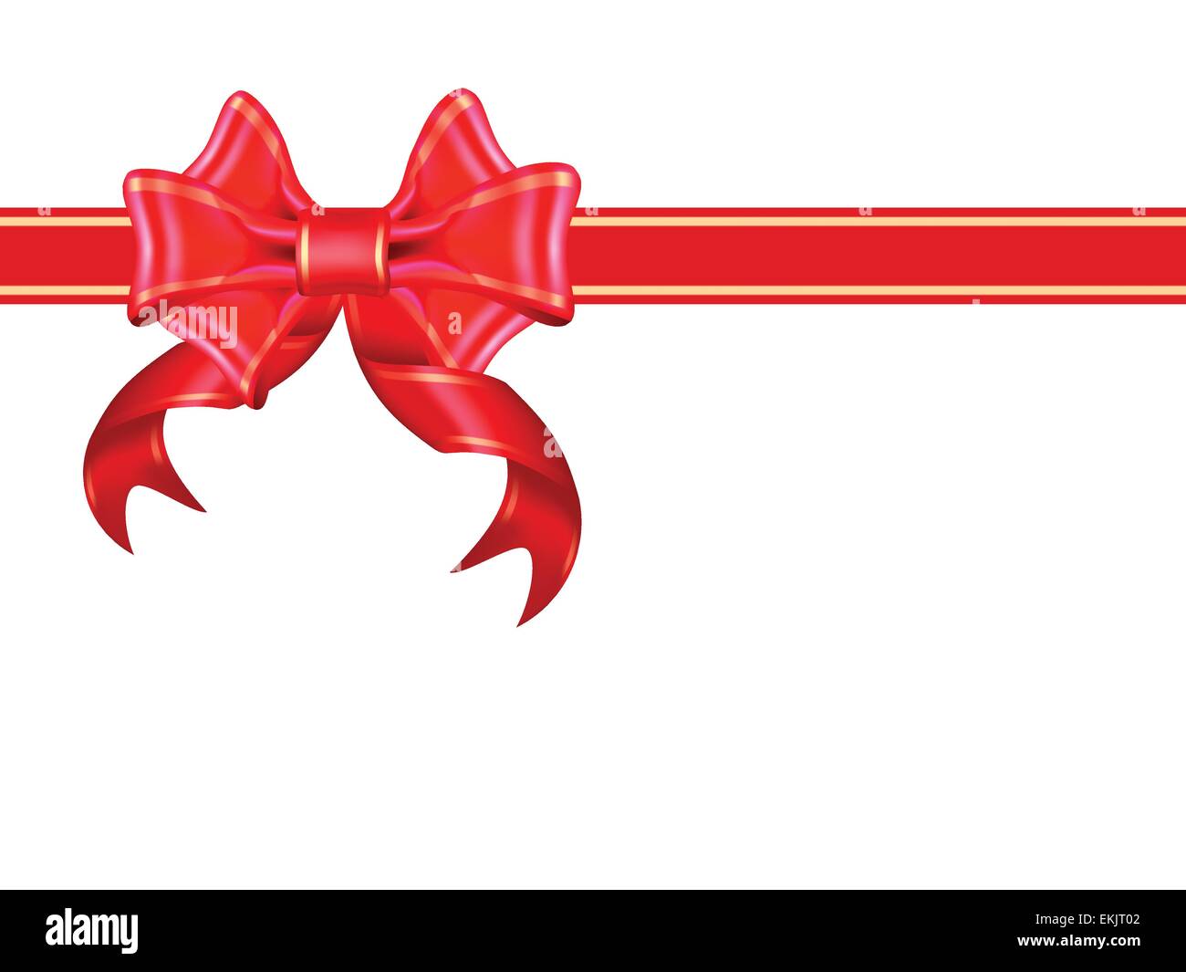 Shiny red ribbon on white background , Illustration Stock Vector Image ...