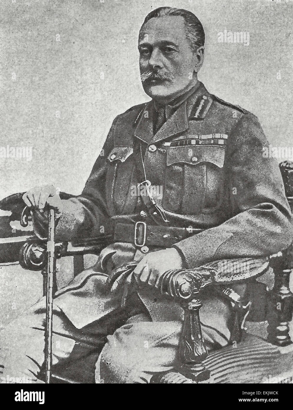 General Sir Douglas Haig , Commander in Chief of the British Armies on the Western Front Stock Photo