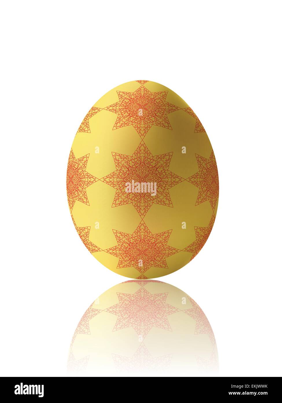Ester egg with the Thai pattern (Illustration Stock Vector Image & Art ...