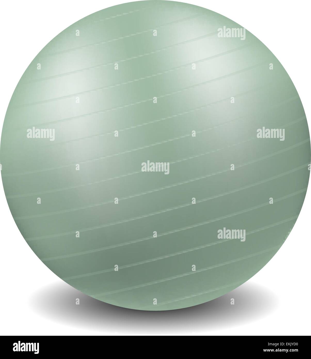 Gym ball in light green design Stock Vector Image & Art Alamy