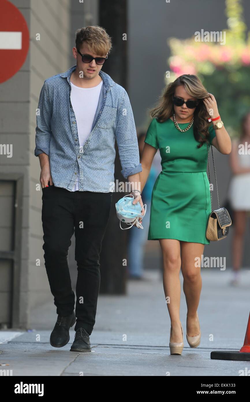 Members of British pop band Rixton at the El Capitan Theatre in ...