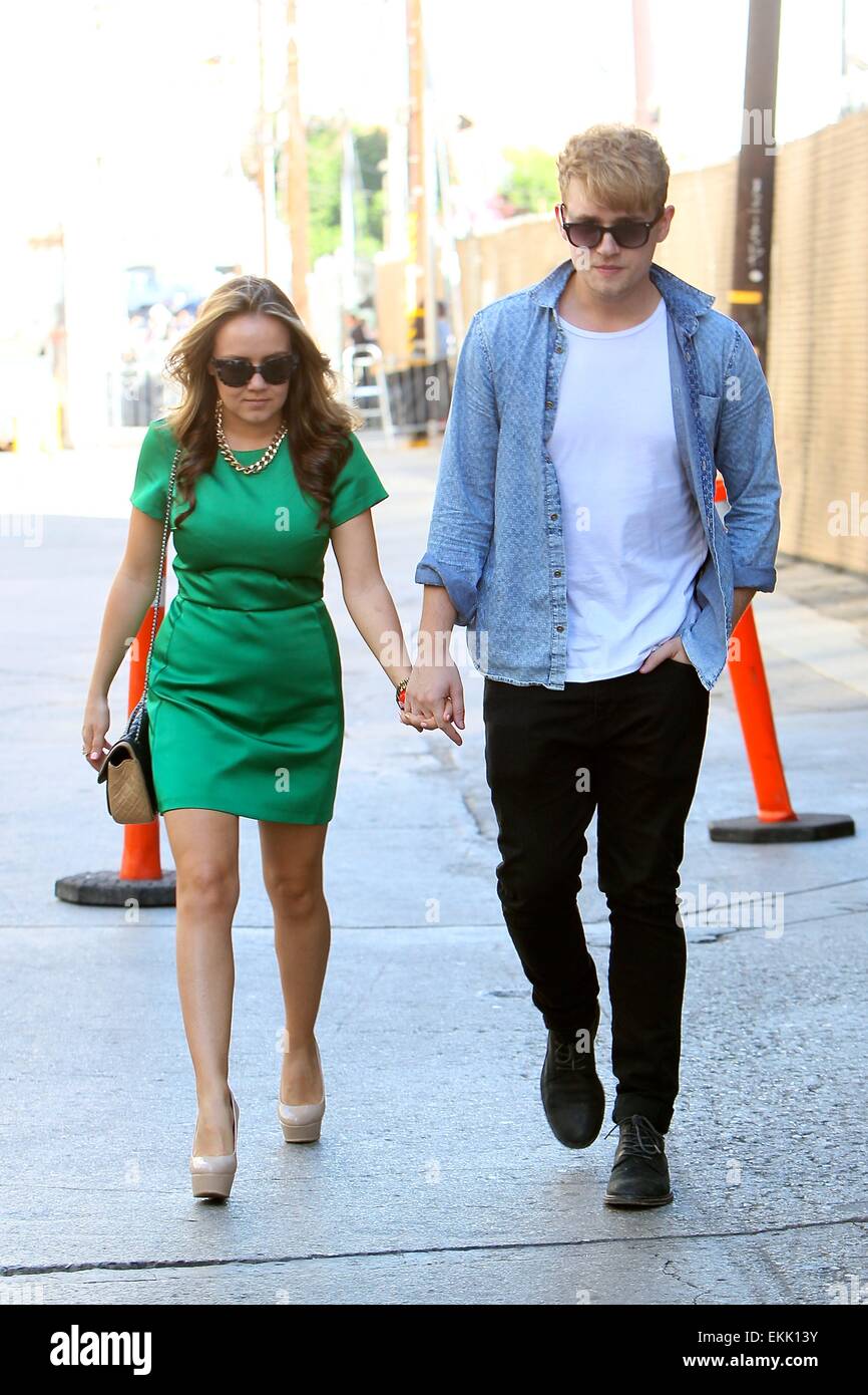 Members of British pop band Rixton at the El Capitan Theatre in ...
