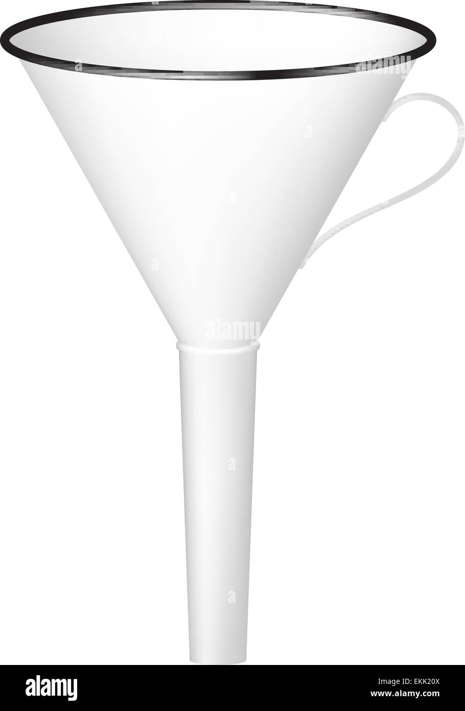 Funnel in black and white design Stock Vector Image & Art Alamy