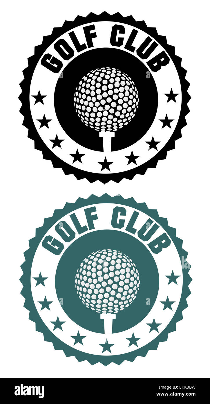 Golf club stamp Stock Photo Alamy