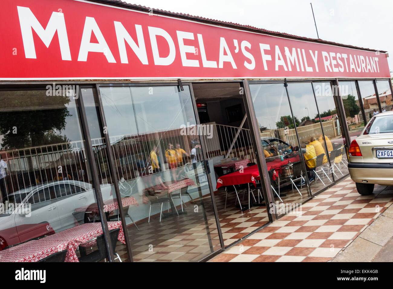 South Africa, African, Johannesburg, Soweto, Vilakazi Street Stock