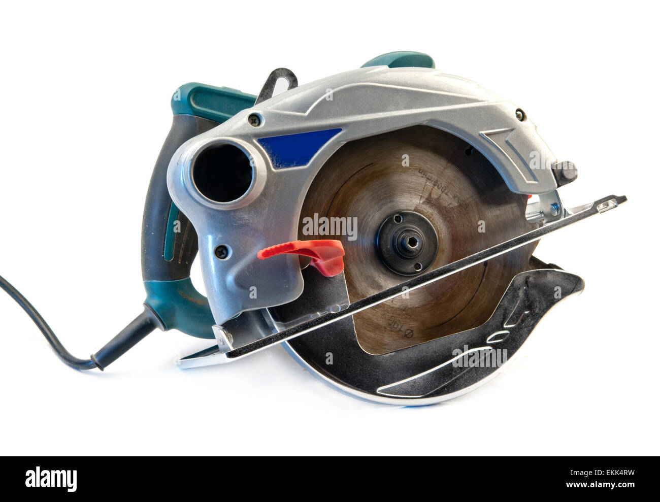 circular saw isolated on a white background Stock Photo - Alamy