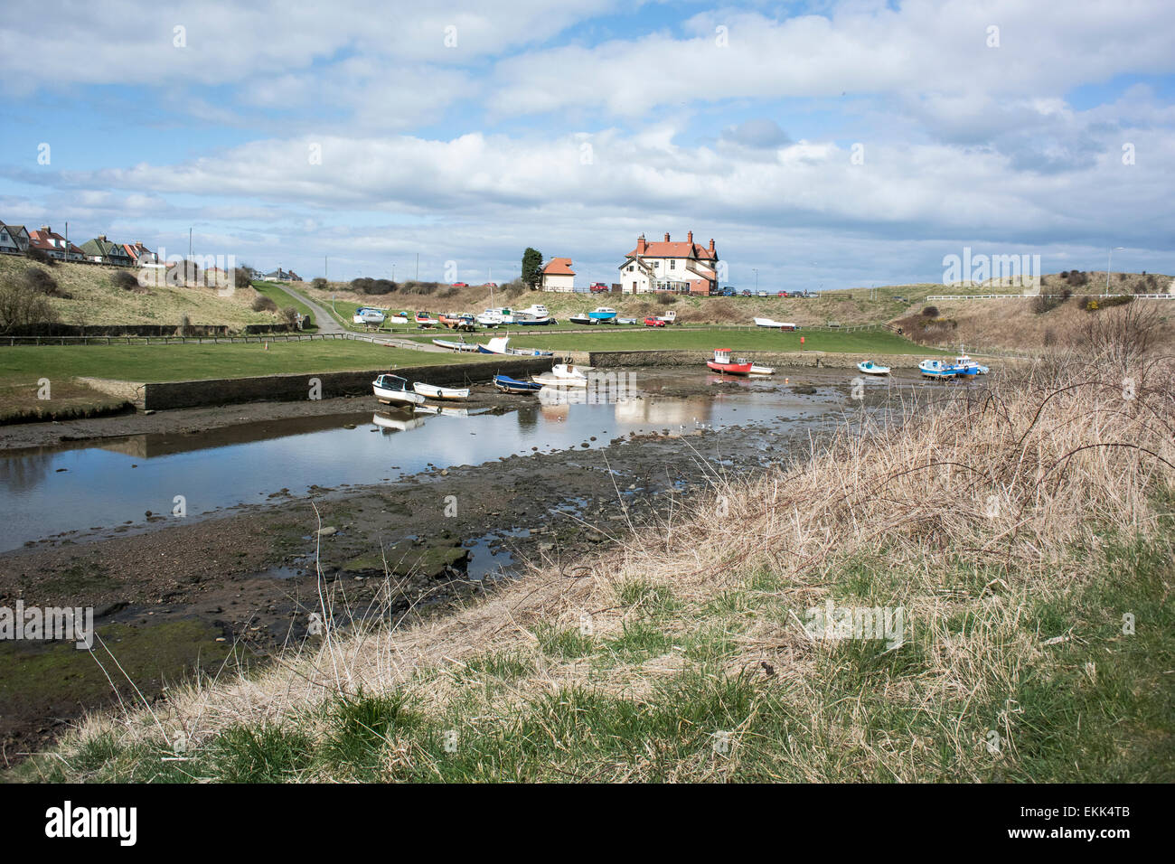 Seaton Sluice Stock Photo Alamy