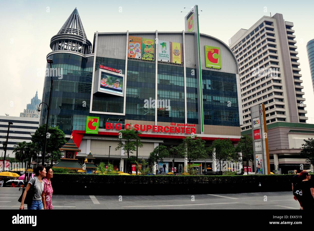 Bangkok Thailand The BIG C Supercenter Store Known For Its 