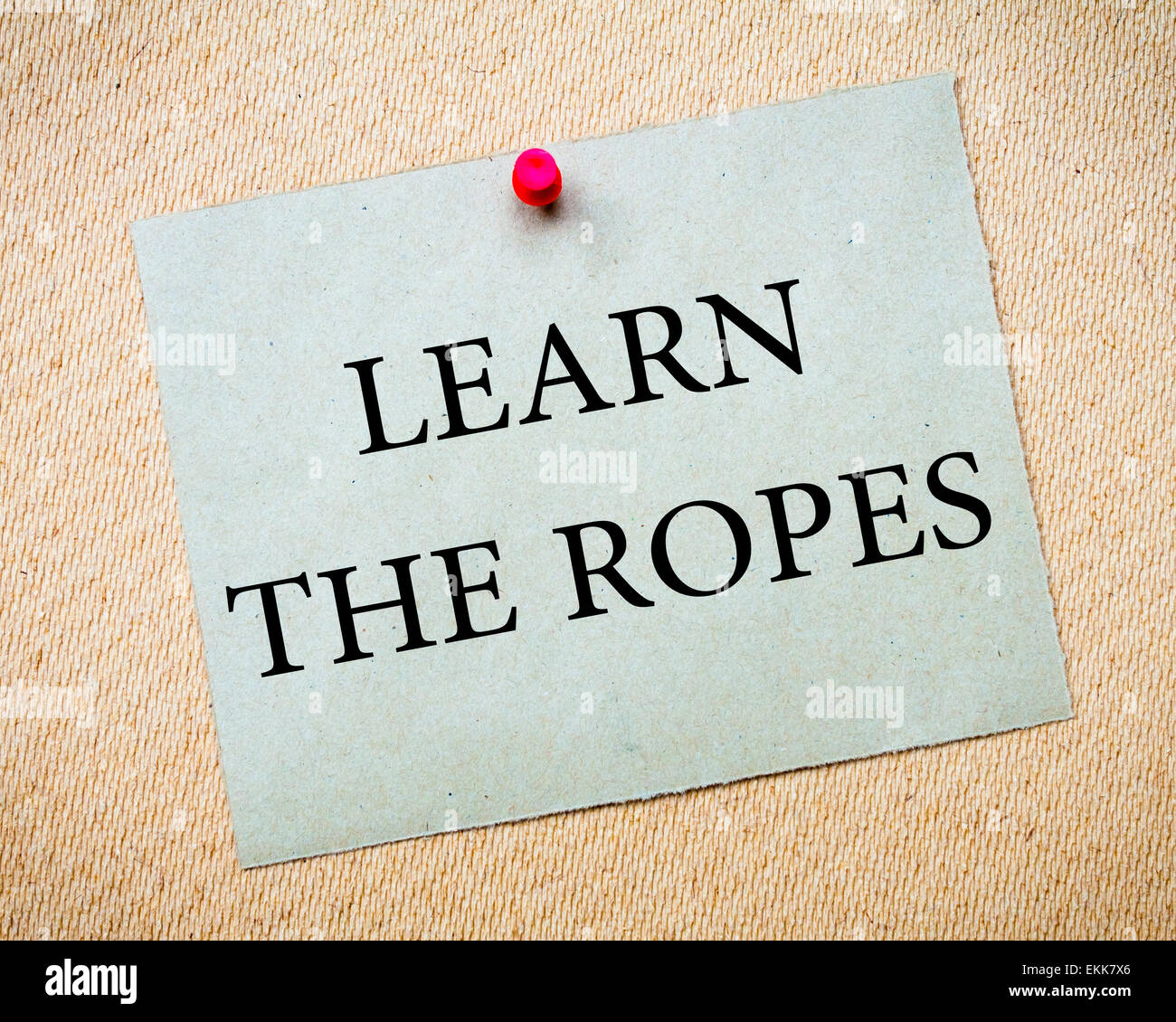 To learn the ropes hi-res stock photography and images - Alamy