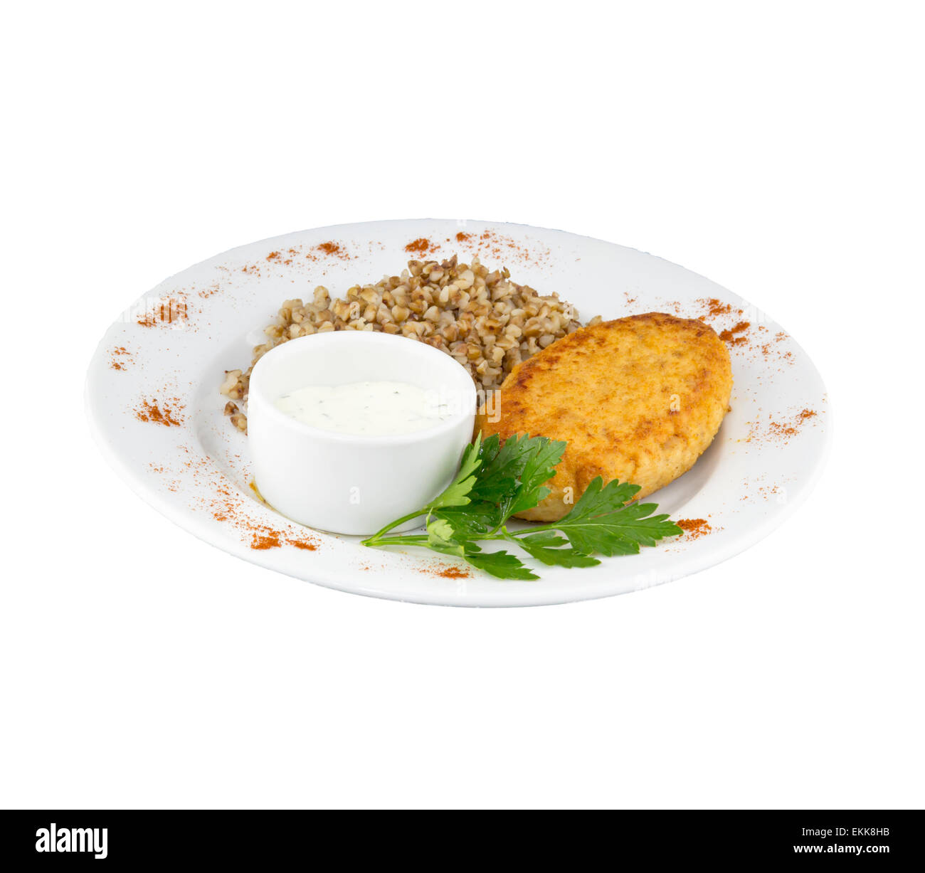 delicious fried chicken cutlets on white background, cheese ball 30517730  Stock Photo at Vecteezy
