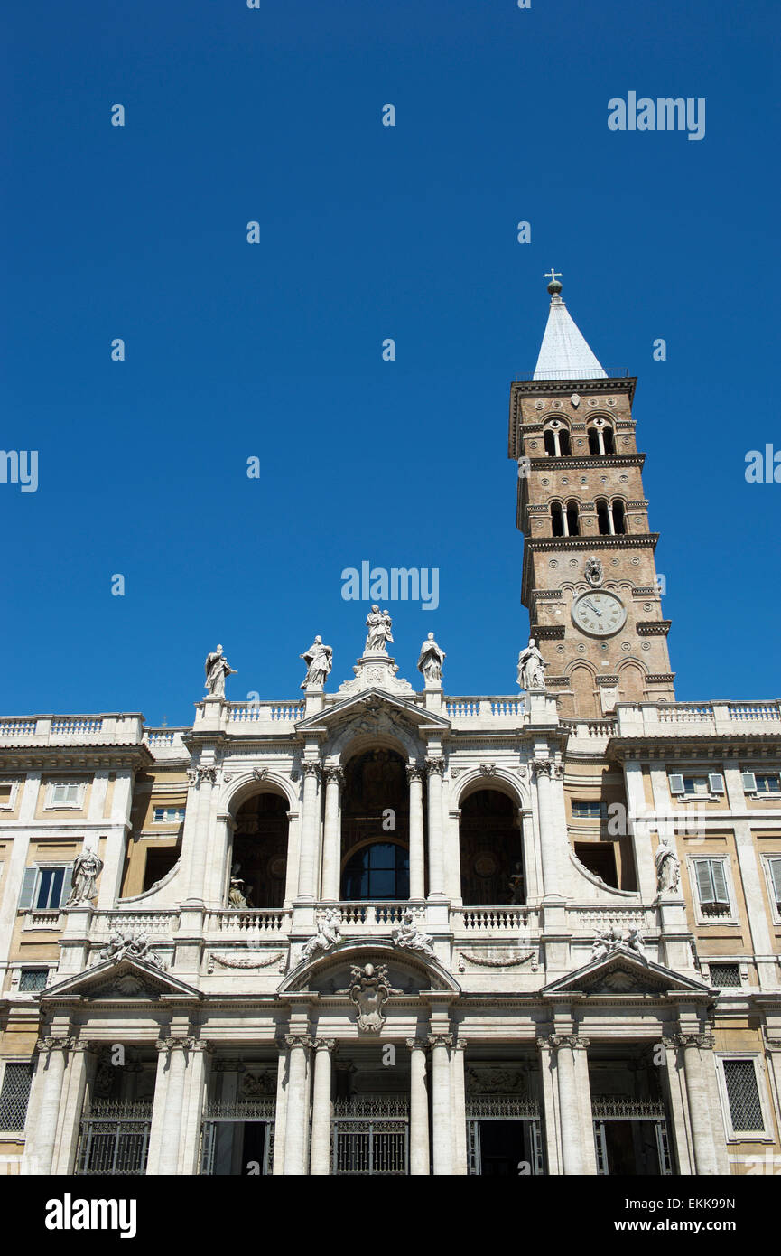 Exterior of tradtional baroque architecture of the Church of Santa ...