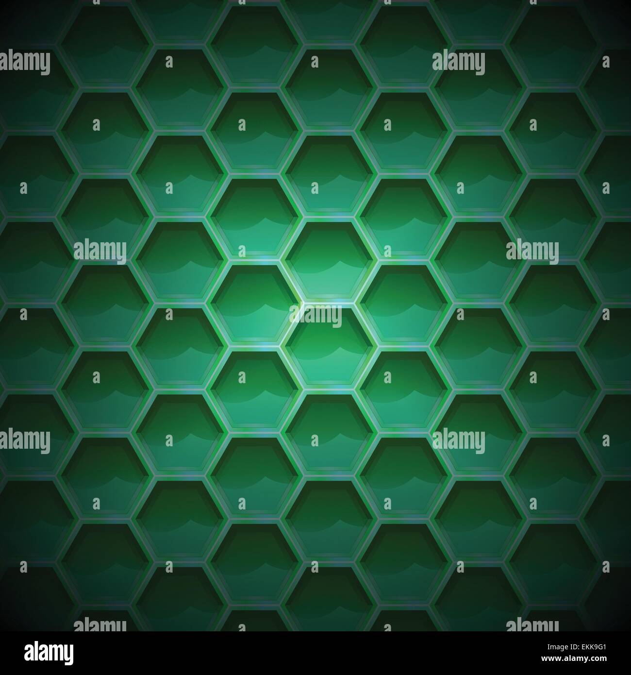 Create green color honeycomb background texture, stock vector Stock ...