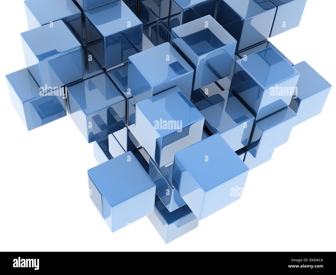 Steel blue cube mesh metal hi-res stock photography and images - Alamy