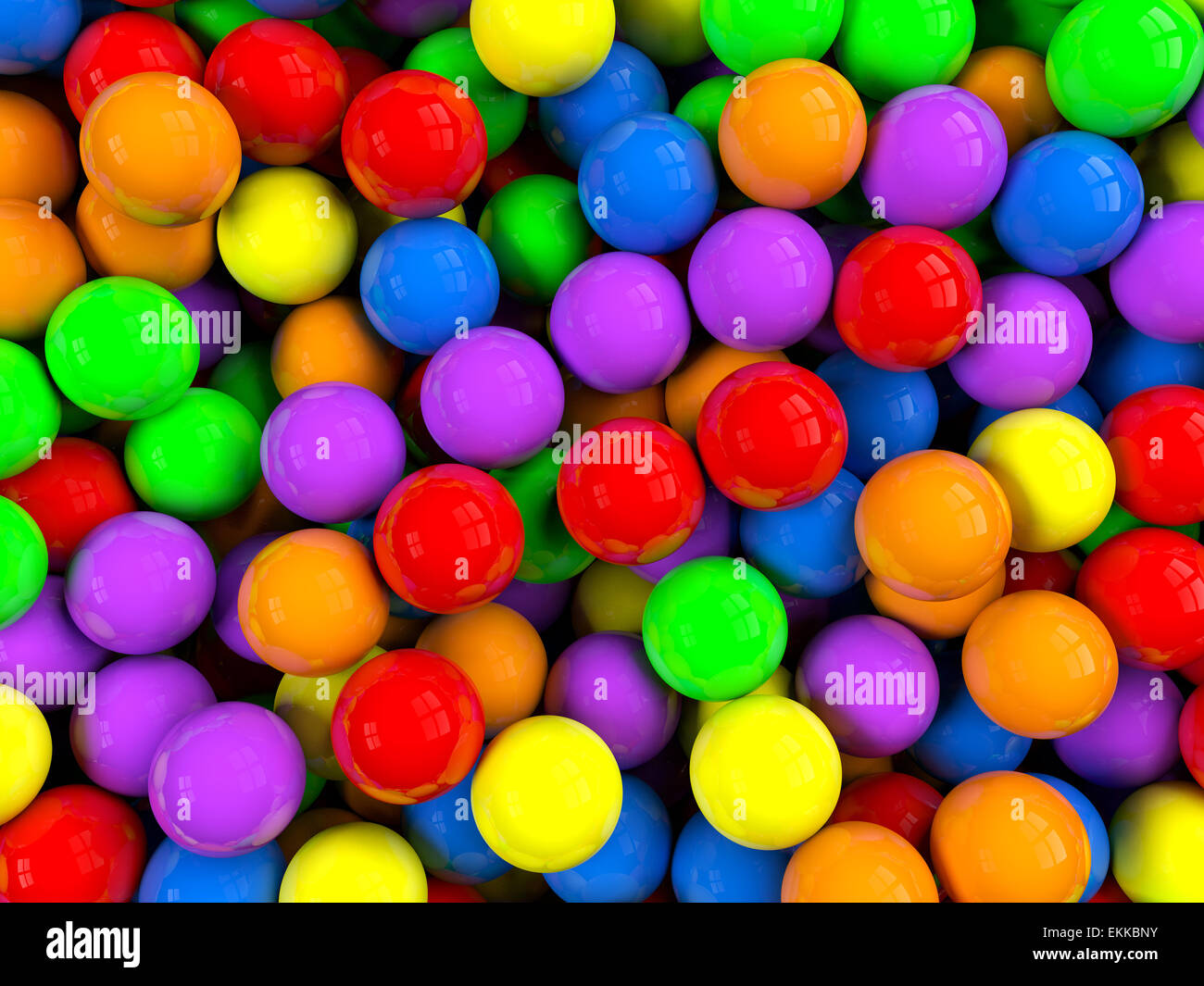 3d render glossy abstract balls background Stock Photo - Alamy