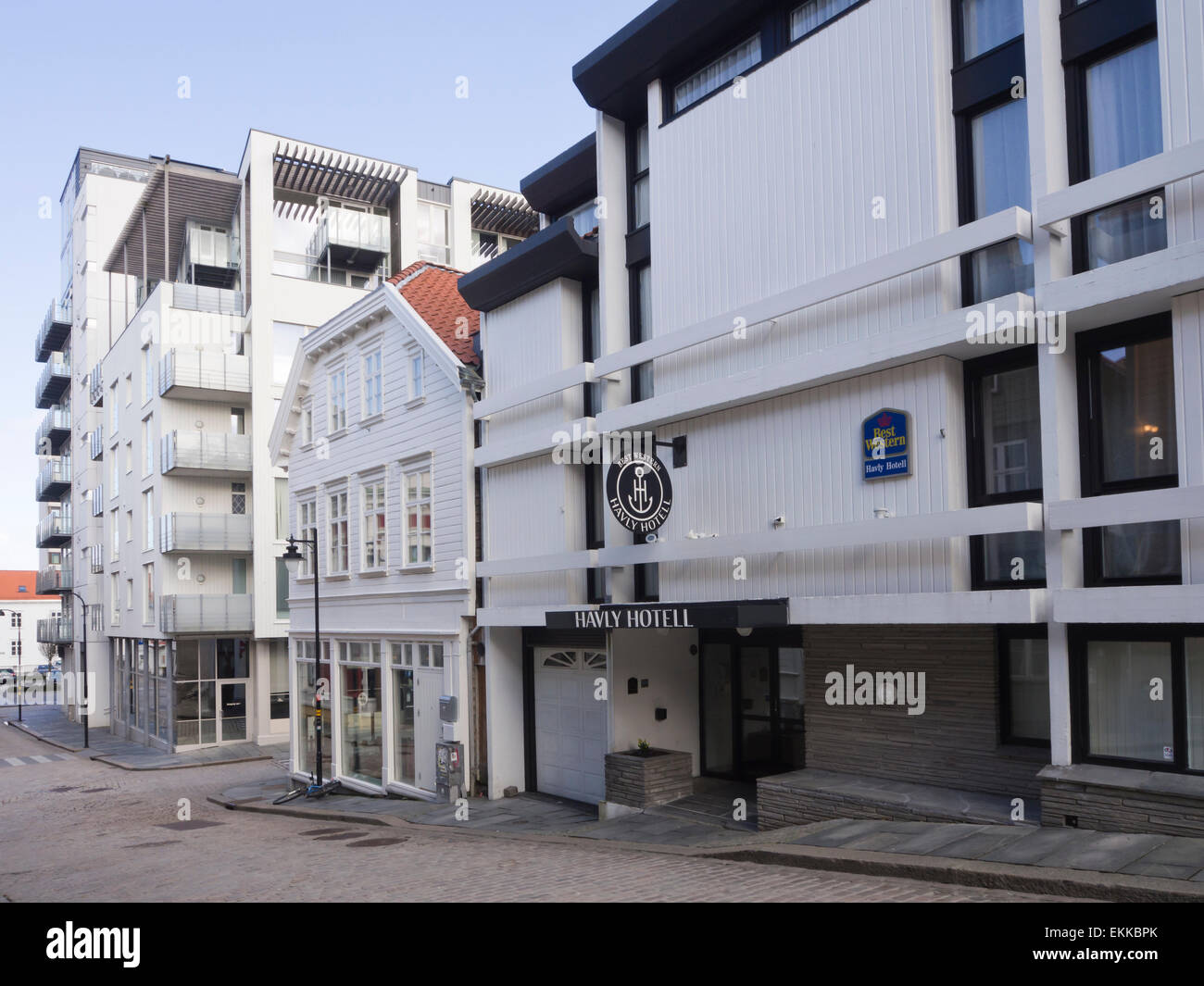 Best Western hotel Havly in the middle of the shopping area downtown in Stavanger  Norway Stock Photo - Alamy