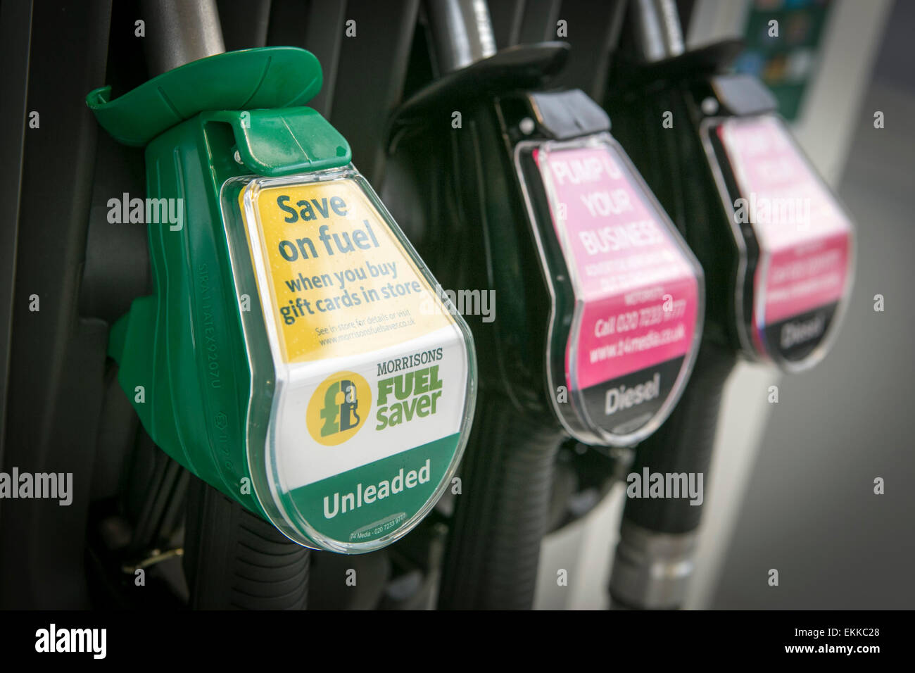 Morrisons M Refuel petrol station Chorlton , Manchester Stock Photo