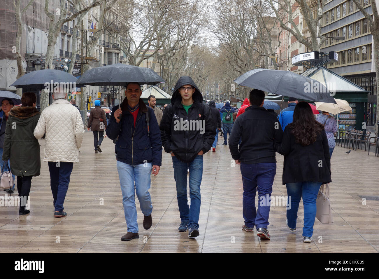 Umbrellas barcelona hi-res stock photography and images - Alamy