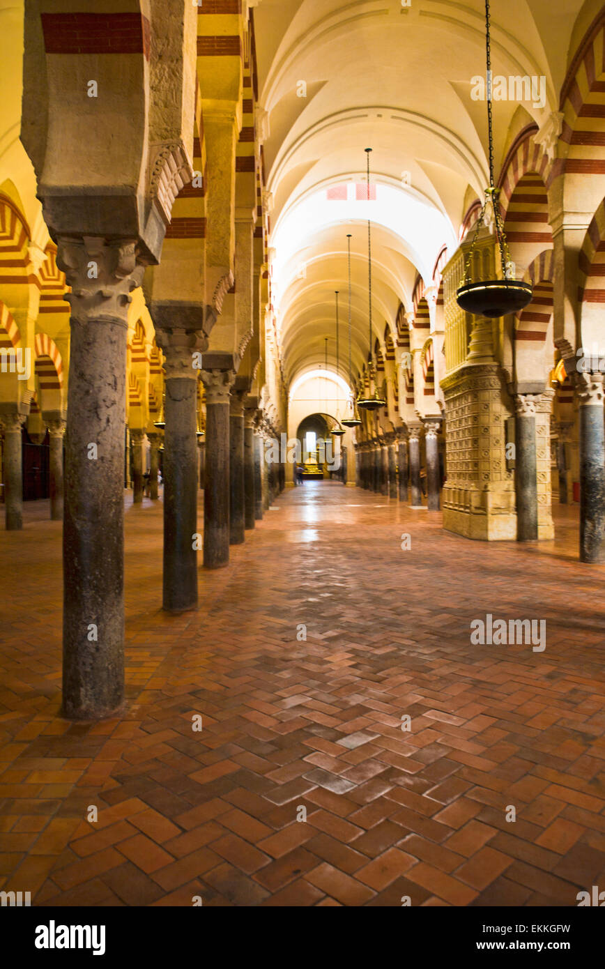 Medieval Islamic mosque of Cordoba, Andalusia, Spain Stock Photo