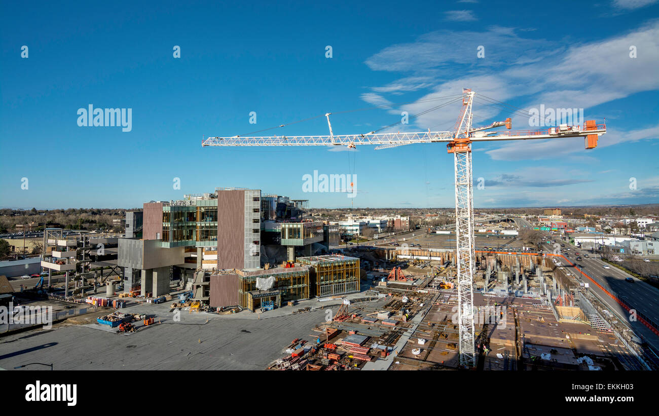 Construction In Downtown Boise Idaho Stock Photo 80950355 Alamy