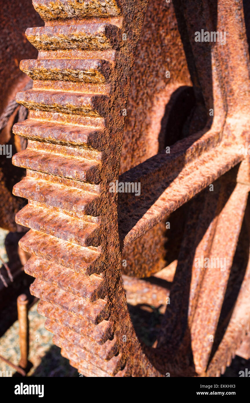 Toothed cog detail hi-res stock photography and images - Alamy