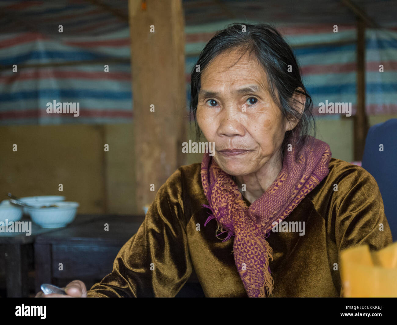 Portrait of an old lady Stock Photo Alamy