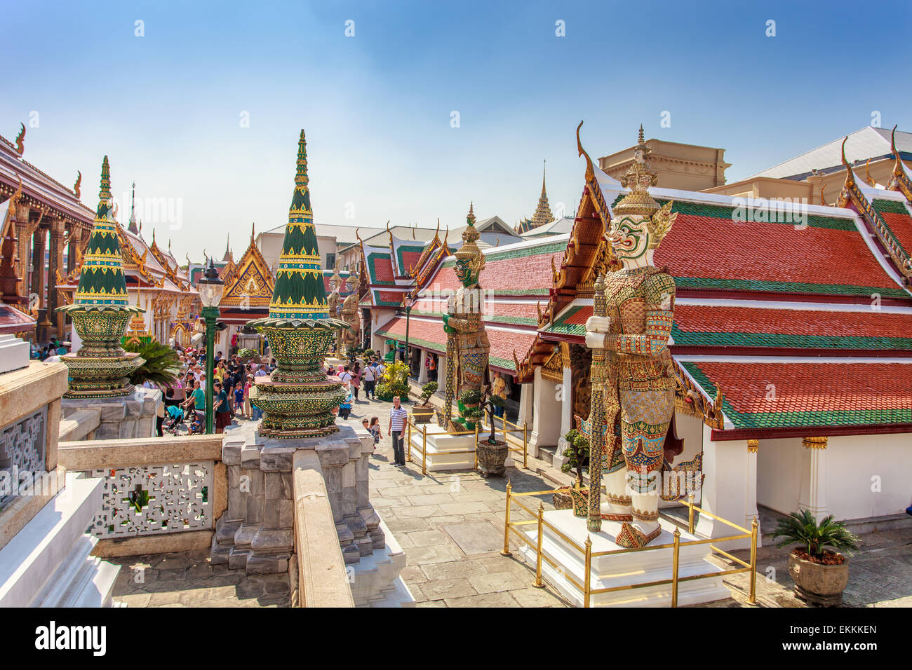 Grand Palace in Bangkok Stock Photo