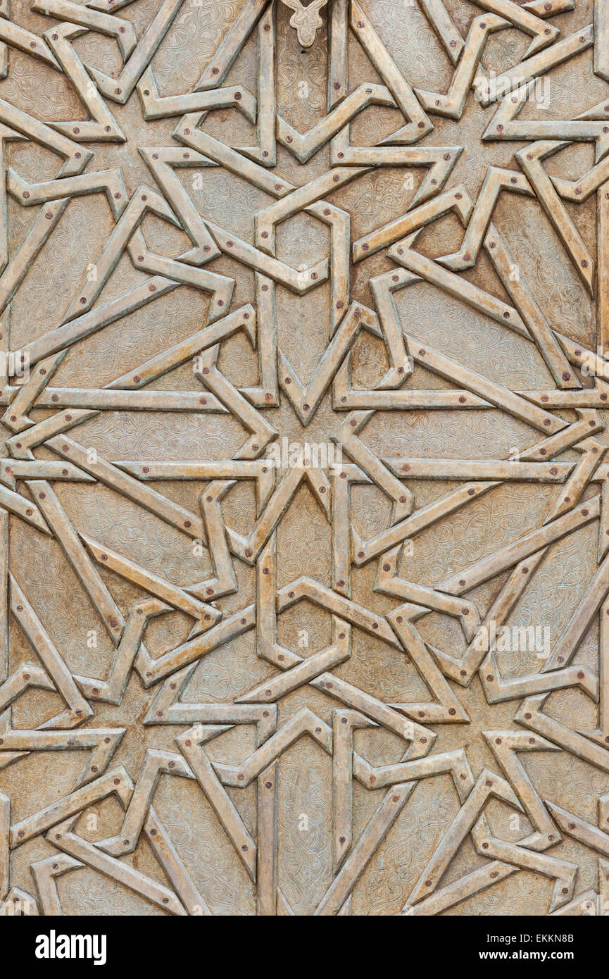 Israel, Tel Aviv-Yaffo, islamic arabic geometric pattern Stock Photo