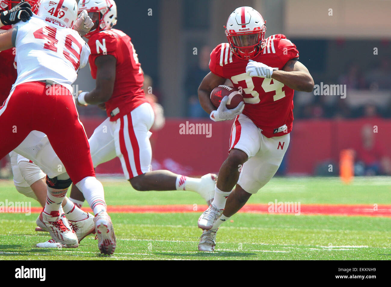 Lincoln, Nebraska, USA. 11th Apr, 2015. Nebraska I back TERRELL NEWBY