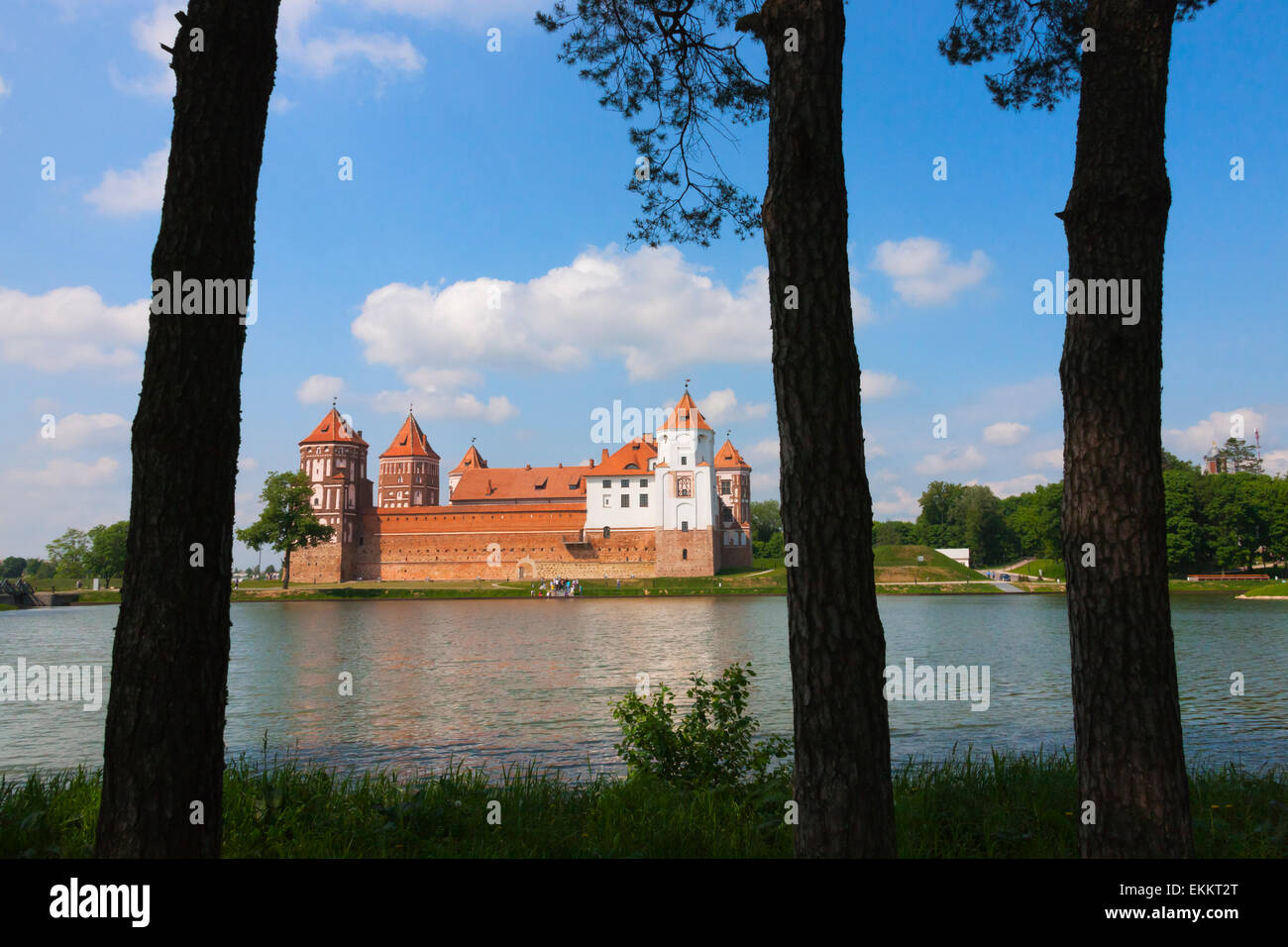 Mir Castle Complex, UNESCO World Heritage site, Belarus Stock Photo