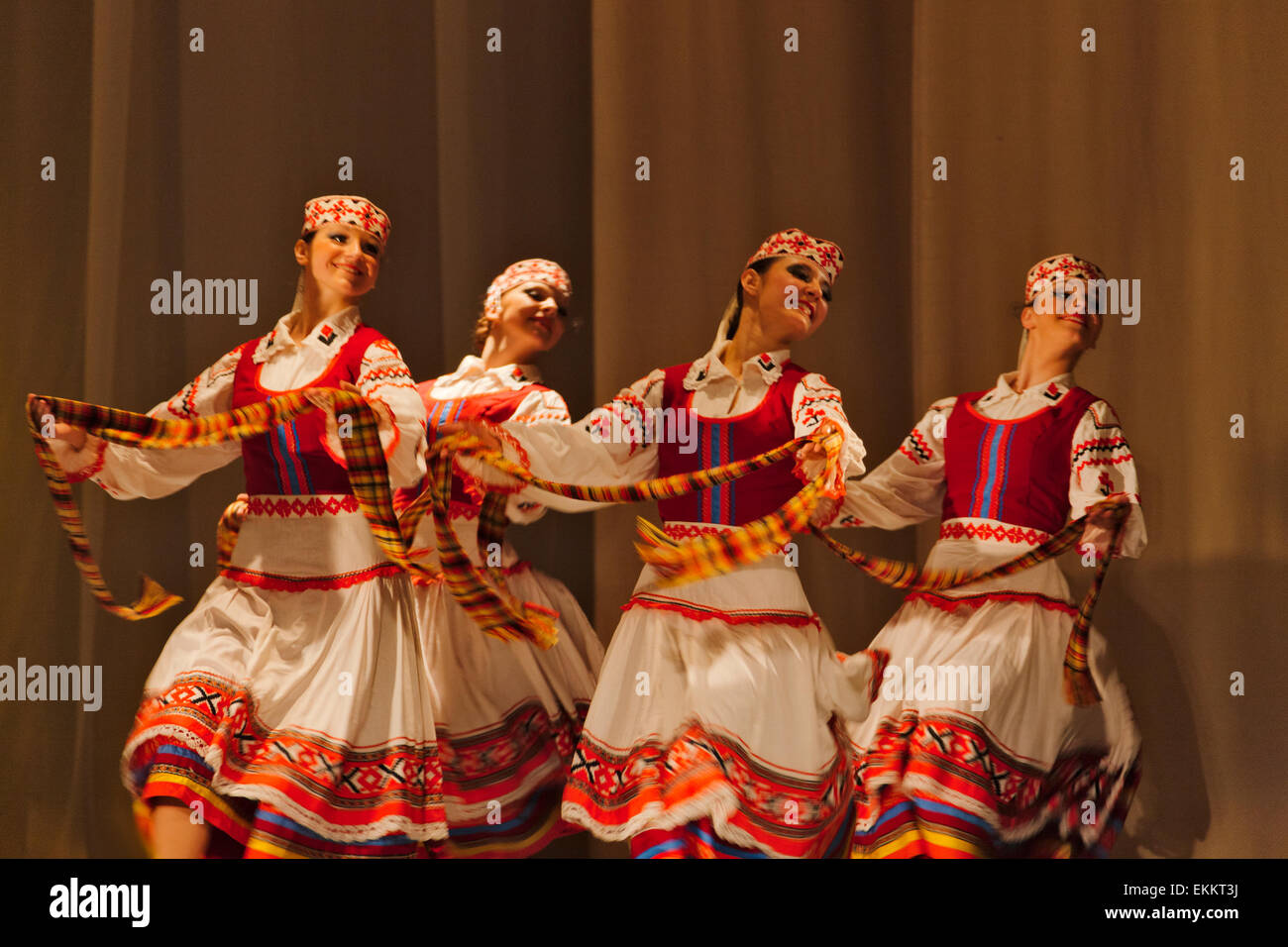 Folk dance performance, Minsk, Belarus Stock Photo - Alamy