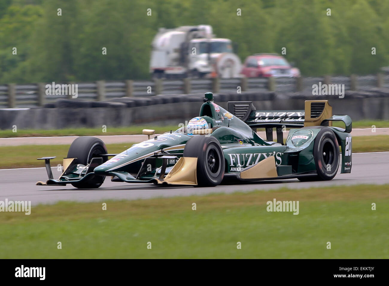 Avondale, LA, USA. 11th Apr, 2015. #20 Ed Carpenter/Luca Filippi of CFH Racing during the Indy Grand Prix of Louisiana at NOLA Motor Speedway in New Orleans, LA. Steve Dalmado/ESW/CSM/Alamy Live News Stock Photo