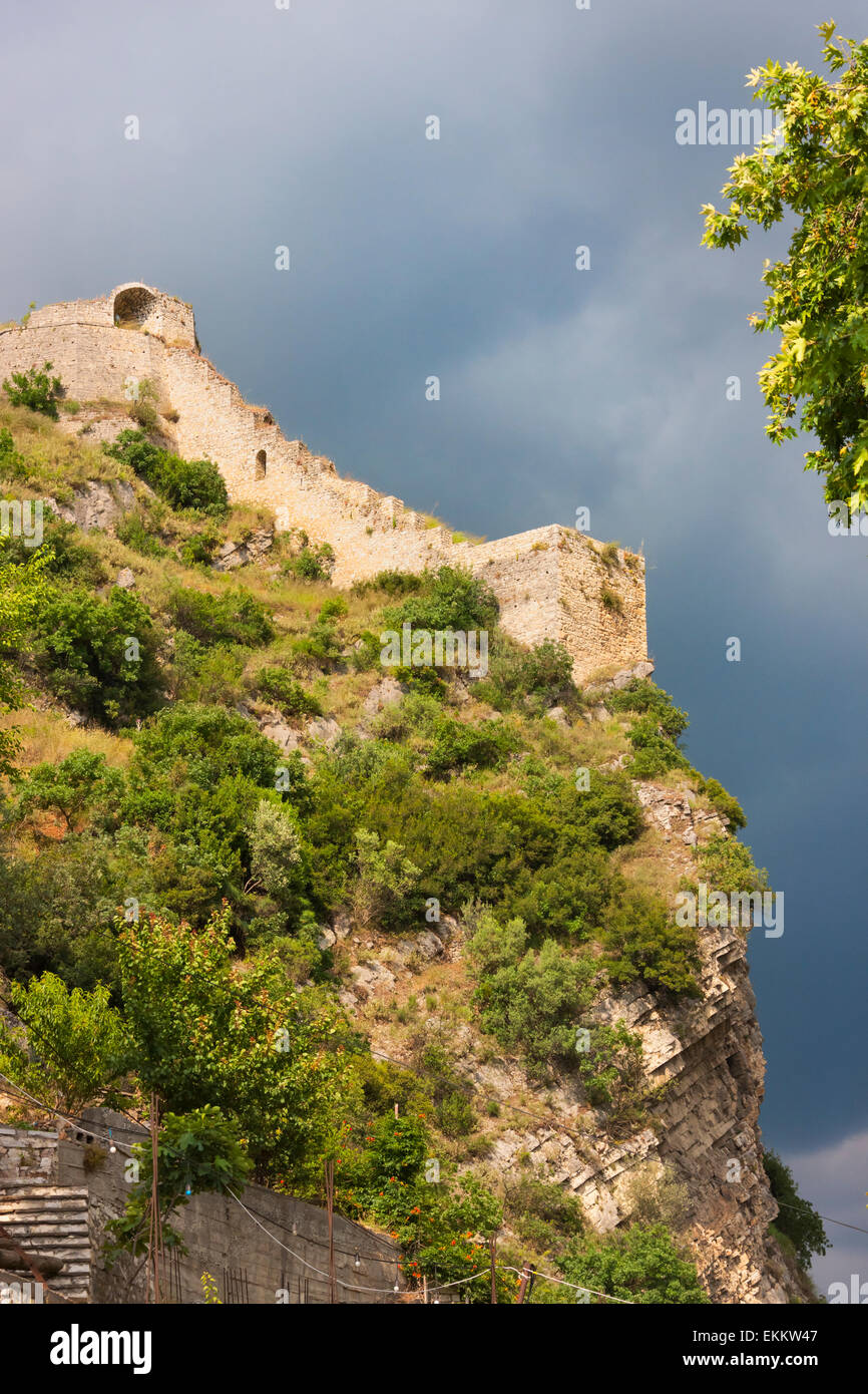 The citadel and castle of Berat (UNESCO World Heritage site), Albania Stock Photo