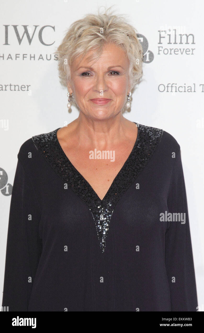 IWC Schaffhausen Gala Dinner for 57th BFI London Film Festival at Battersea Evolution, London  Featuring: Julie Walters Where: London, United Kingdom When: 07 Oct 2014 Stock Photo