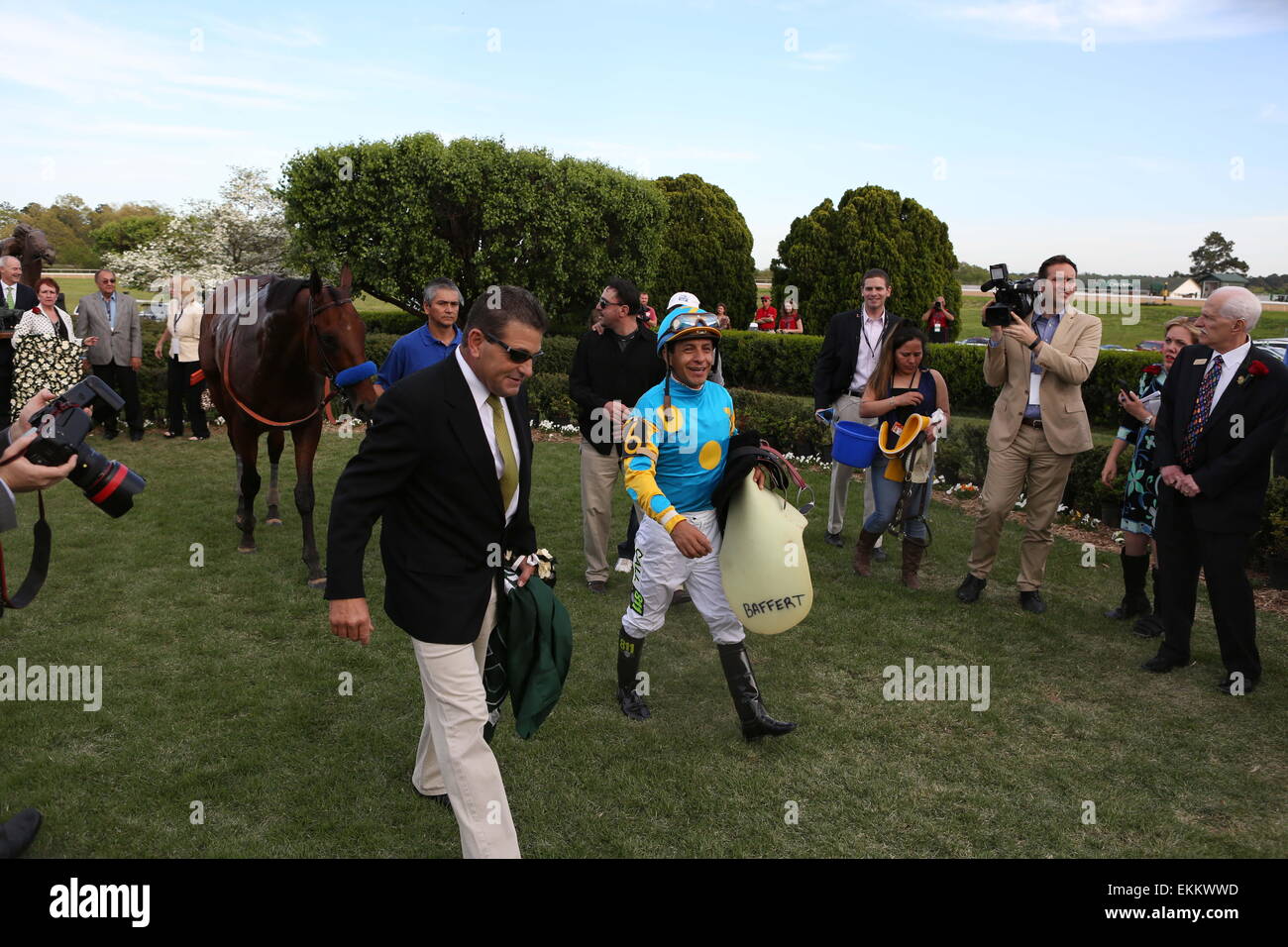 Hot Springs, Arkansas, USA. 11th Apr, 2015. American Pharoah, co