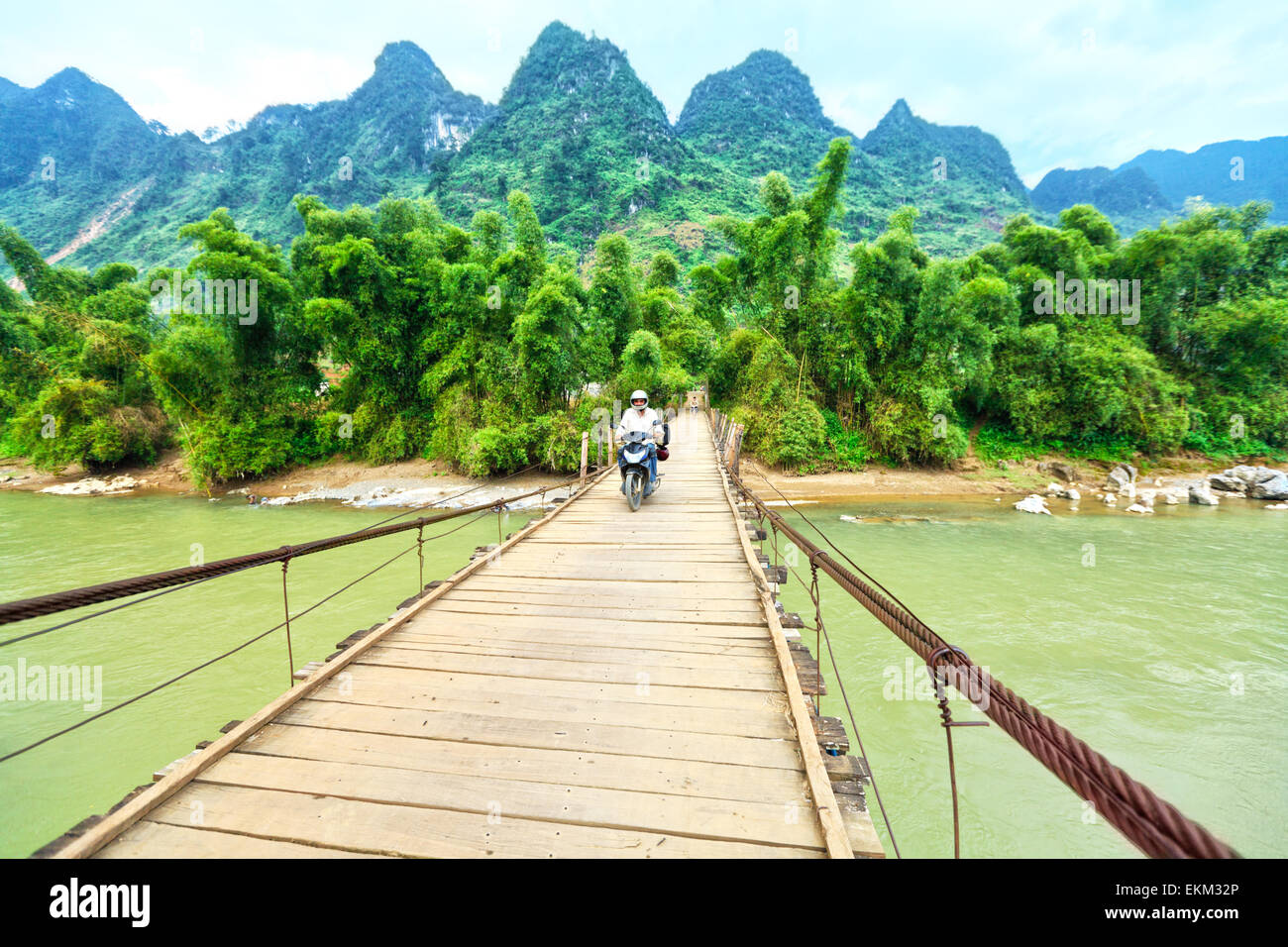 Bridge over mountain stream hi-res stock photography and images - Alamy