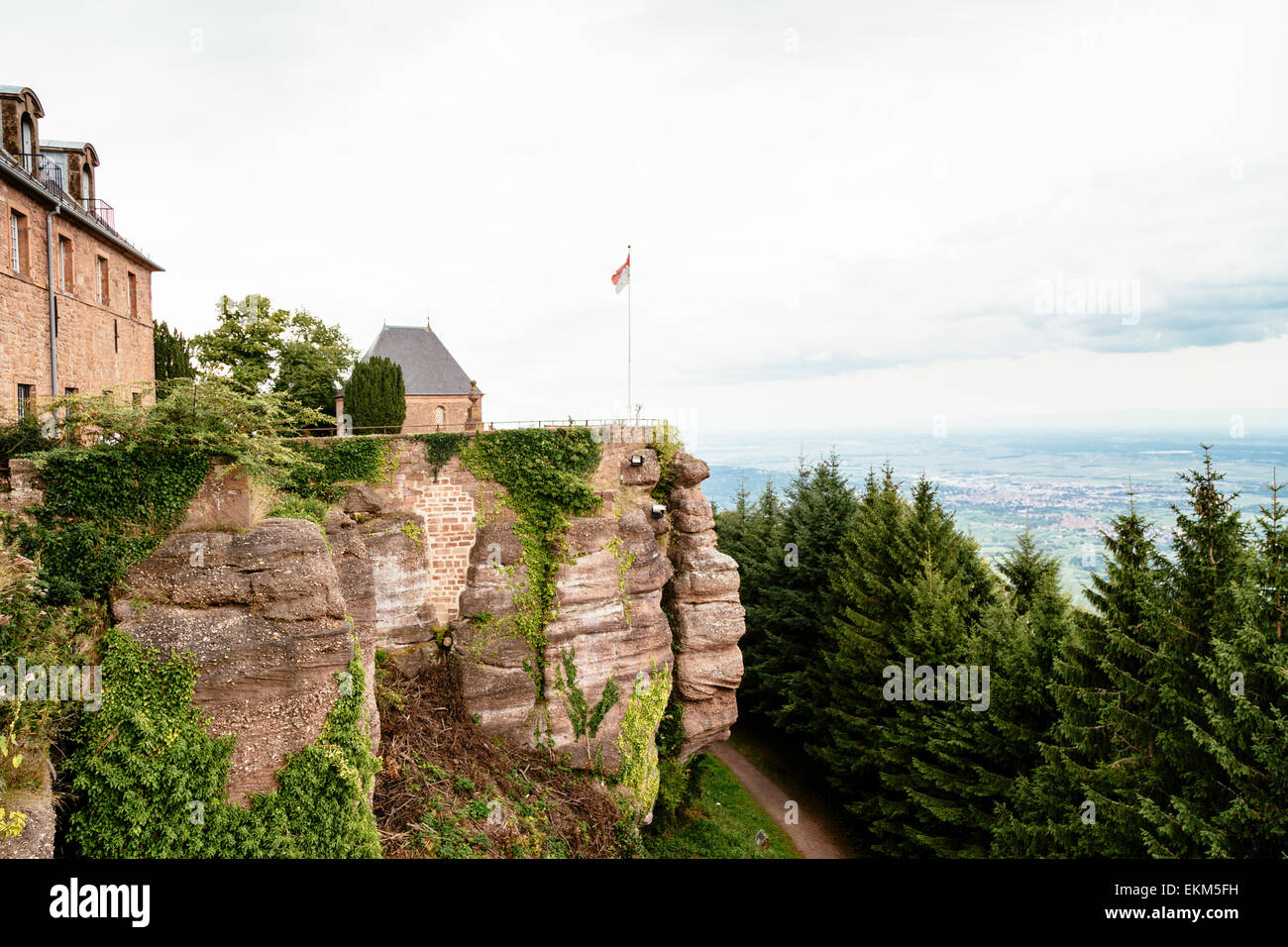 Mont Sainte-Odile, Ottrott, Alsace, France Stock Photo