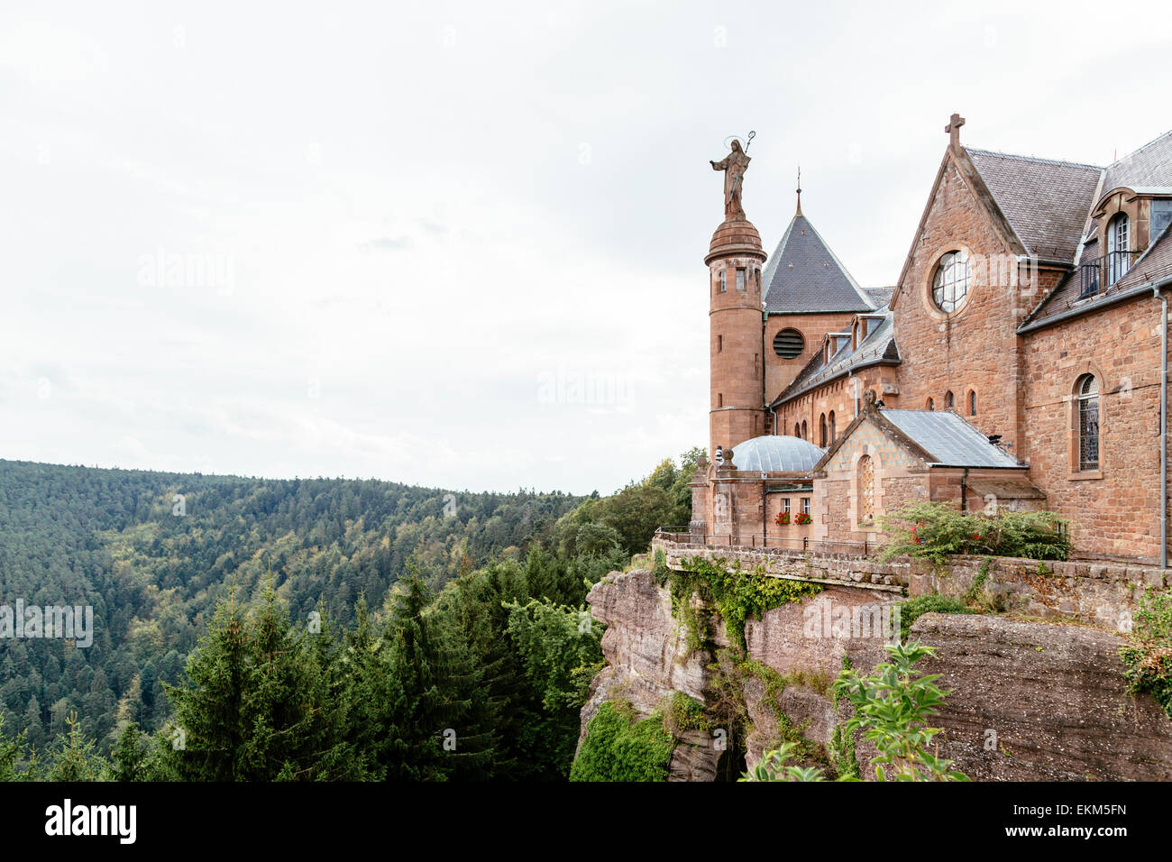 Mont Sainte-Odile, Ottrott, Alsace, France Stock Photo