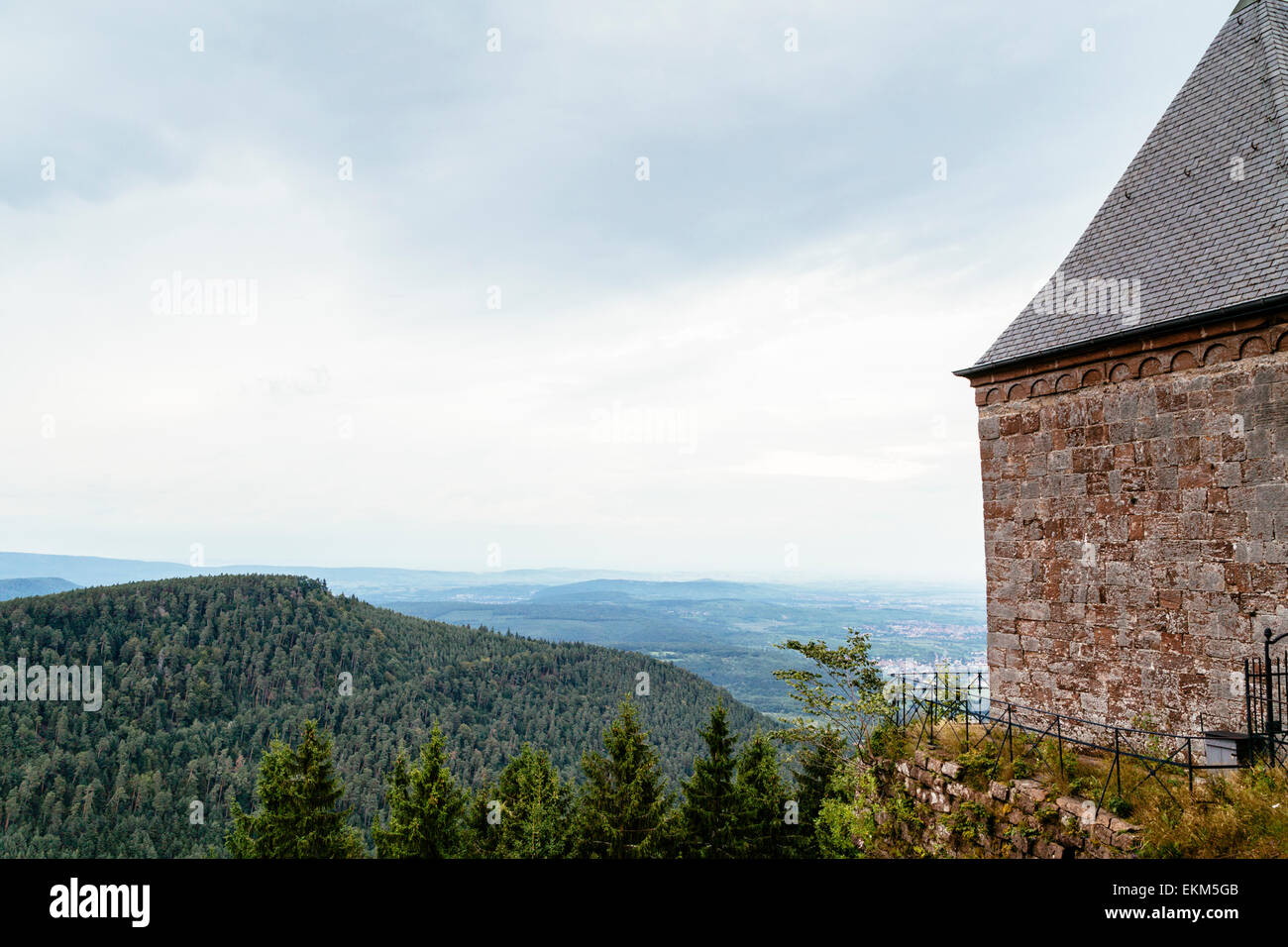 Mont Sainte-Odile, Ottrott, Alsace, France Stock Photo