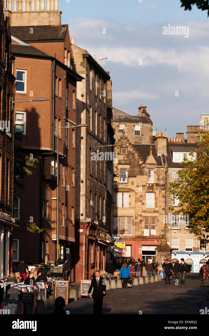 Edinburgh's Grassmarket Square Stock Photo Alamy
