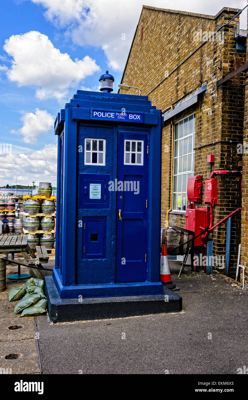 Tardis concrete police box hi-res stock photography and images - Alamy